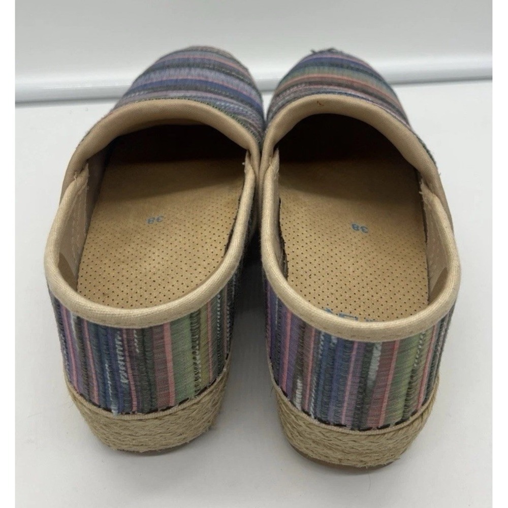 Dansko Clogs Fabric Jute Pro Artisan Weave Sunset Fabric Women's Sz 38 US 7.5-8 - Picture 9 of 14